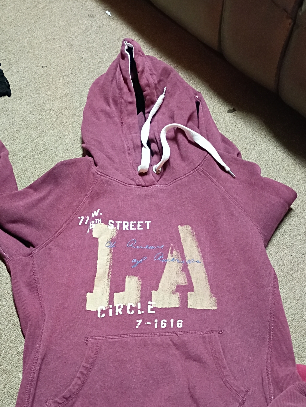 Women’s Pullover Hoodie Sweatshirt in Dusty Rose